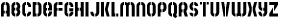 Font for lasered text of a SMD stencil