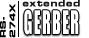Extended Gerber RS-274X logo